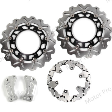 For Yamaha XP T-MAX 500 2008 2009 2010 2011 Front Rear Brake Disc Disk Rotor Kit CNC Aluminum Motorcycle XP500 T-MAX500 TMAX