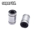 LLM6UU/M8UU/LM10UU/LM12UU/LM16UU Linear Bushing Bearings 6/8/10/12/16mm for Rods Liner Rail Shaft 3d printer CNC parts