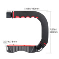 Ulanzi U-Grip PRO U Shape Bracket Video Handheld Stabilizer Grip Holder w/ 1/4" Screw Cold Shoe Mount for DSLR Camera Camcorder