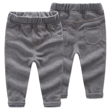 VIDMID Boys girls fleece Jeans children cotton long Pants children denim trousers pants boys casual pants with fleece 4008 01