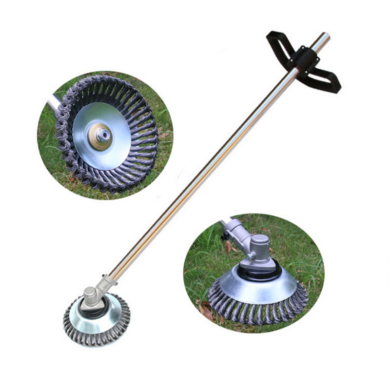 Grass Trimmer Head Steel Wire Trimming Head Rusting Brush Cutter Dust Removal Weeding Plate Mower Wire Weeding Head Lawn Mower