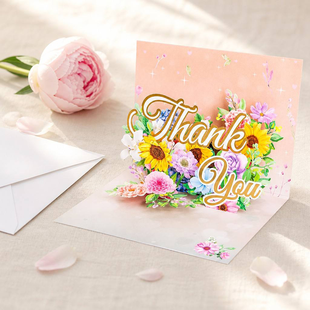 thank you pop up cards