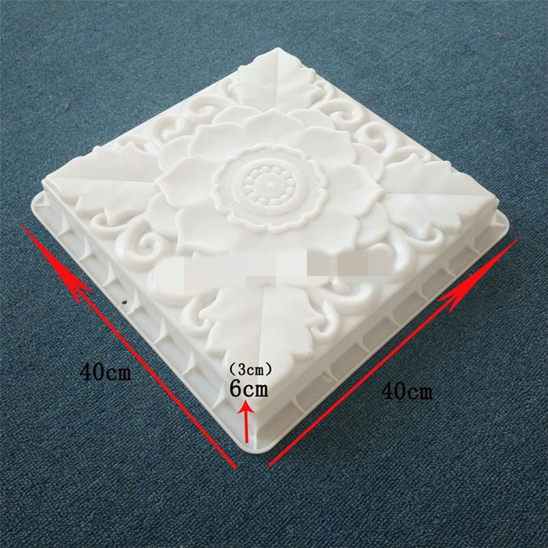 Paver Molds Cement Molds Hexagon Garden Decorative Concrete Brick Stepping Stone Backyard Decor Path Maker Walkway Walk Pavement