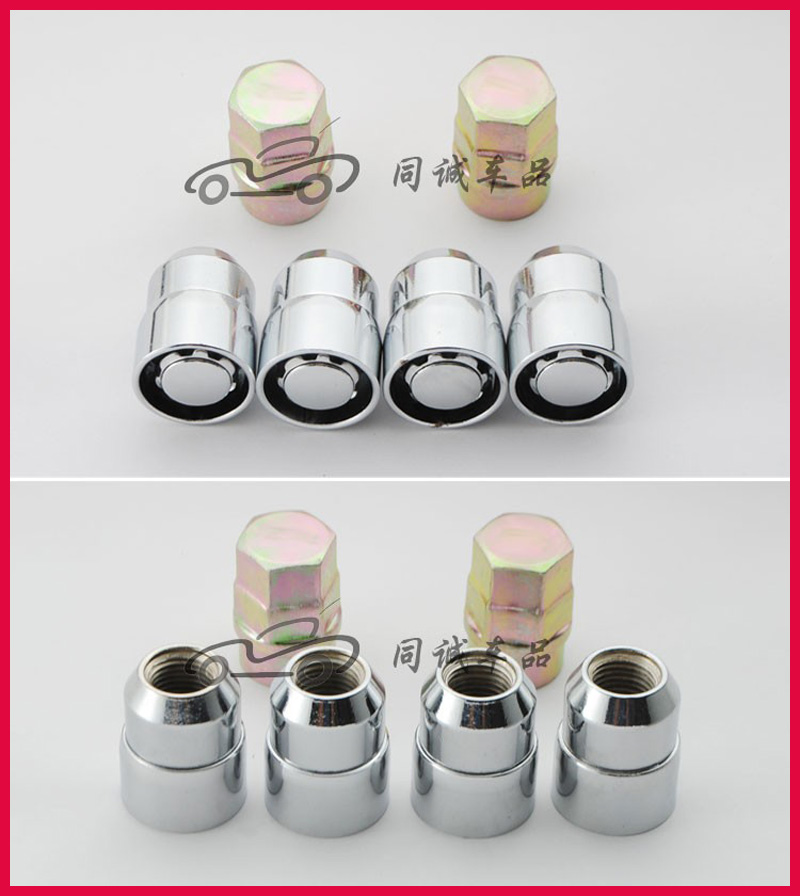 1Set 2KEYS M14x1.5 1.50 WHEELS RIMS Lug Nuts WHEEL LOCKS ANTI SHEFT Nut For Byd S6 S7