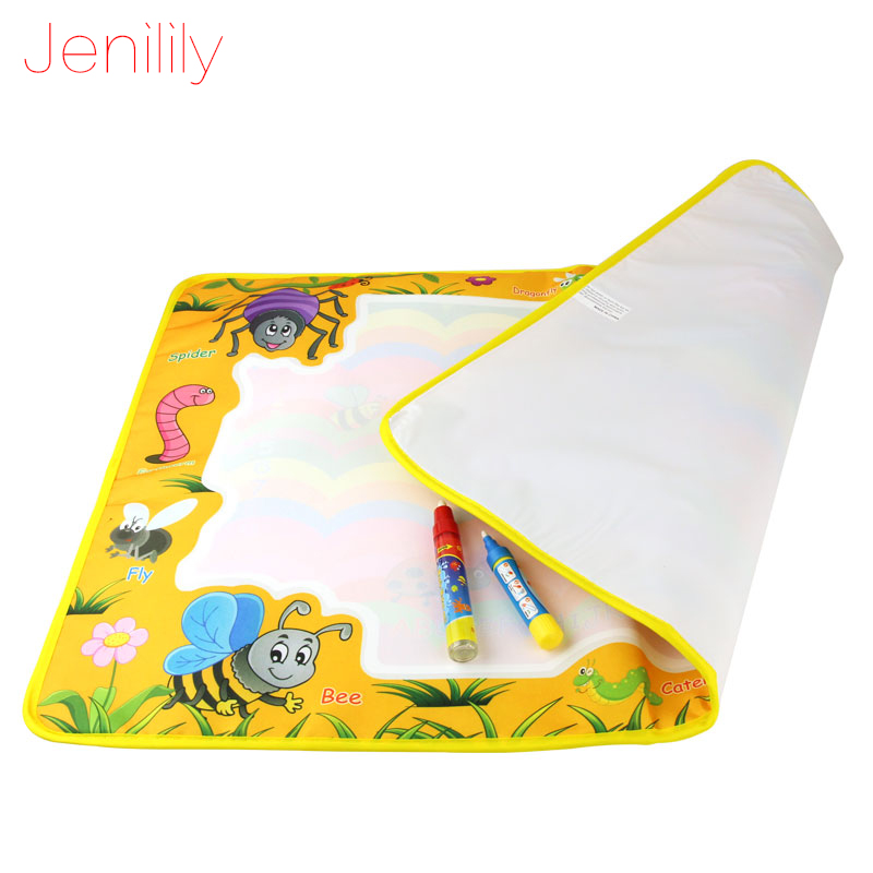 Baby Kids Add Water with Magic Pen Doodle Painting Picture Water Drawing Play Mat in Drawing Toys Board Gift Christmas