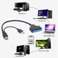 USB2.0 USB 3.0 to SATA SSD HDD Hard Disk Drive Converter Cable High Speed Adapter Cable for External 2.5 inch SATA HDD