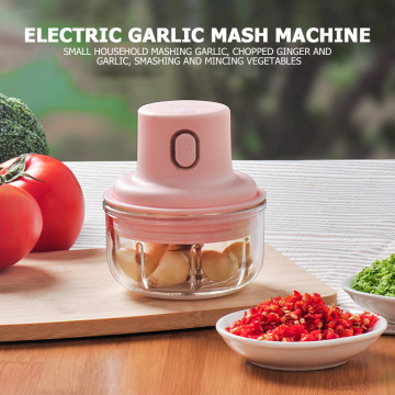 250ml Cute Wireless Mini Electric Garlic Food Chopper Ginger Vegetable Crusher Cutter Food Blender Processor Kitchen Tools