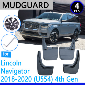 Mudguards for Lincoln Navigator U554 2018 2019 2020 Car Accessories Mudflap Fender Auto Replacement Parts