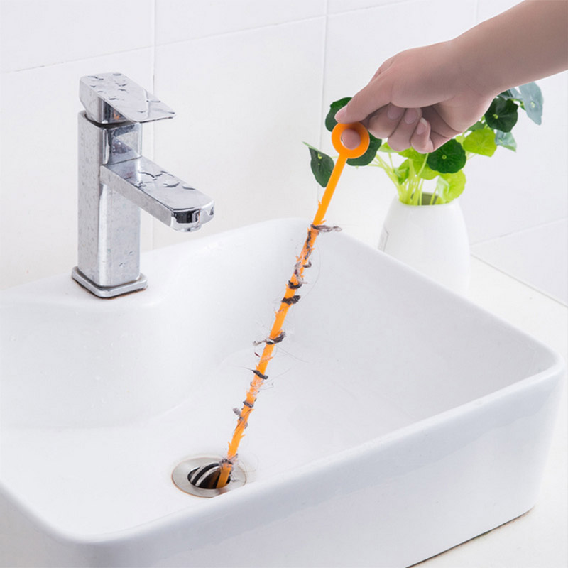 Kitchen Bathroom Sink Pipe Drain Cleaner Hair Sewer Filter Drain Cleaners Sink Filter Strainer Anti Clog Removal Clogging Tools