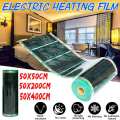 0.5mx0.5m/2m/4m Infrared Heating Film 220V Electric Warm Floor System Indoor Heating Foil Mat Underfloor Heating Carbon Film