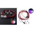 Model Car Upgrade Modified Parts Accessories LED Car Light 4/6 Lights 5mm Lamp Beads for 1/10 RC Car