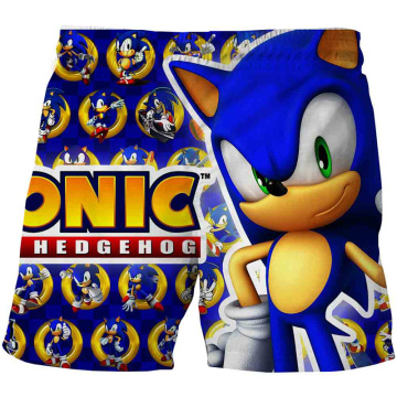 Cute 3D Cartoon Summer Boy Streetwear Shorts 3d Printed sonic the hedgehog Baby Boys Shorts Children Kids Pants Teenage Shorts