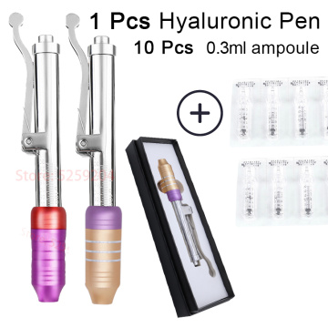 Hyaluronique acid Pen Massage Atomizer High Pressure hyaluron gun hyaluron inject tool for Anti Wrinkle Lip Filler Lip Lifting