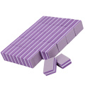 20Pcs/Lot Professional Double-side Square Sponge Nail File 100/180 Grit Purple Sanding Gel Polish Nail Art Care Manicure Tools