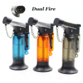Two Nozzle BBQ Cooking Welding Torch Lighter Butane Jet Gas Lighter Turbo Portable Spray Gun 1300 C Windproof Cigar Pipe Lighter