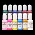 10ml UV Resin Solid Pigment Liquid Dye 12 Color DIY Resin Jewelry Making Crafts