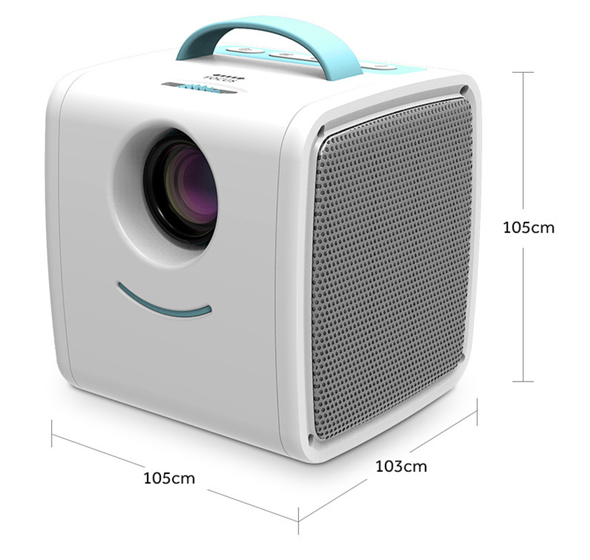 New Mini Projector Q2 Full HD 1080P Portable Porjector Home Cinema Support 4K LED Home Video Projector Home Theater