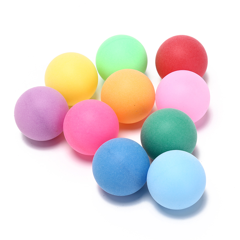 100Pcs/Pack Entertainment Table Tennis Balls Colored Ping Pong Balls 40mm Mixed Colors For Game And Advertising