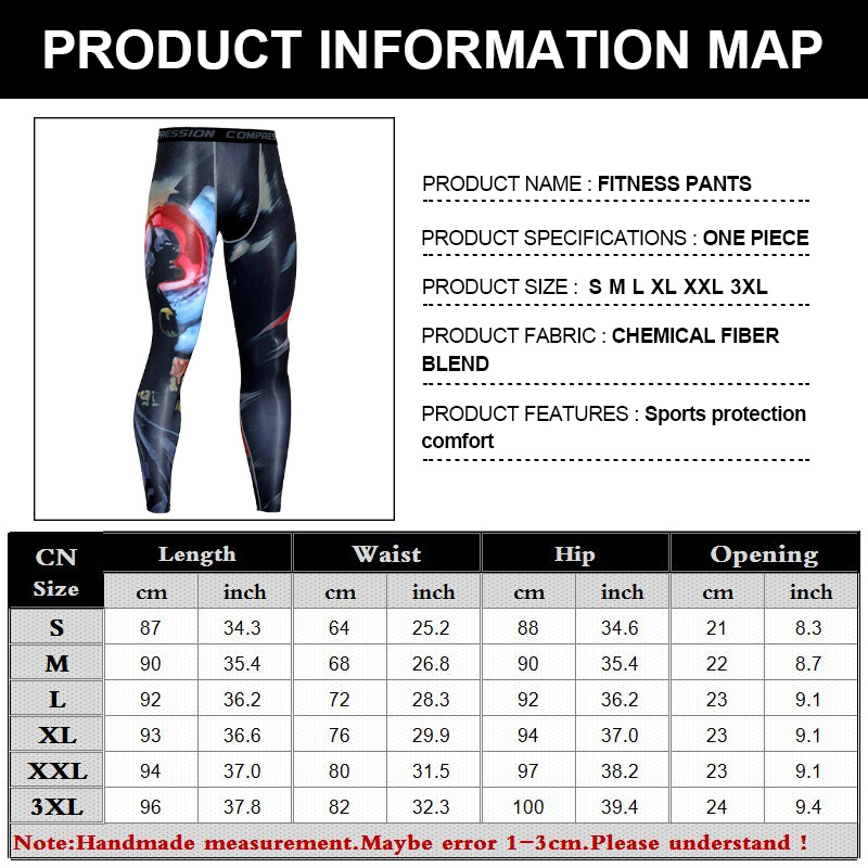 Men Compression Leggings Sport Tights Fitness Running Gym Winter Base Layer Long Pants Male Sportswear Yoga Training Buttoms