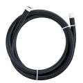 3/5/8/10/20FT AN4 AN6 AN8 AN10 Fuel Hose Oil Gas Cooler Hose Line Pipe Tube Nylon Stainless Steel Braided Inside CPE Rubber