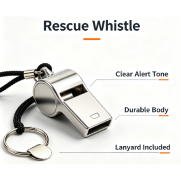 Survival Whistle High Pitch for Emergency Signaling