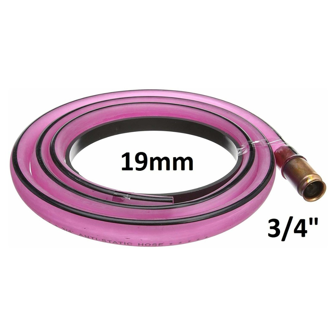 Mayitr 1pc 3/4" 19mm x 2m Copper Jiggler Jiggle Siphon Pump PVC Hose Fuel Transfer Pipe Accessories Parts
