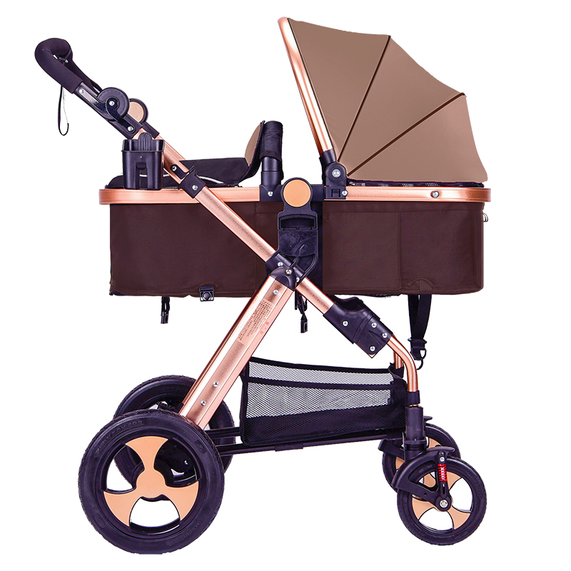 2020Baby Stroller High Landscape Baby Stroller Newborn Car Seat Cradle Travel System Stroller Car Seat