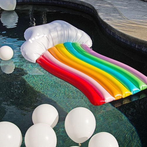 Custom Rainbow Swimming Pool Mattress Beach Floats for Sale, Offer Custom Rainbow Swimming Pool Mattress Beach Floats