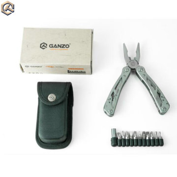 Ganzo Multi Plier G202 24 Tool In One Hand Tool Screwdriver Kit Portable Stainless Multitool EDC Fold Folding Knife Pliers