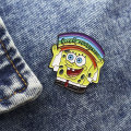 Cute Animated Enamel Pins Funny Metal Cartoon Brooch Backpack Hat Bag Collar Lapel Badges Men Women Fashion Jewelry Gifts