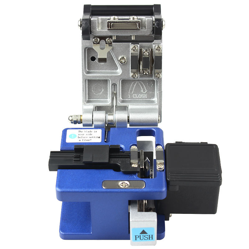 FC-6S Fiber Optic Cleaver Optical Fiber Cleaver For FTTX FTTH Cutting Cleaver with Fiber Scrap Collector and Blue Guide FC-6S