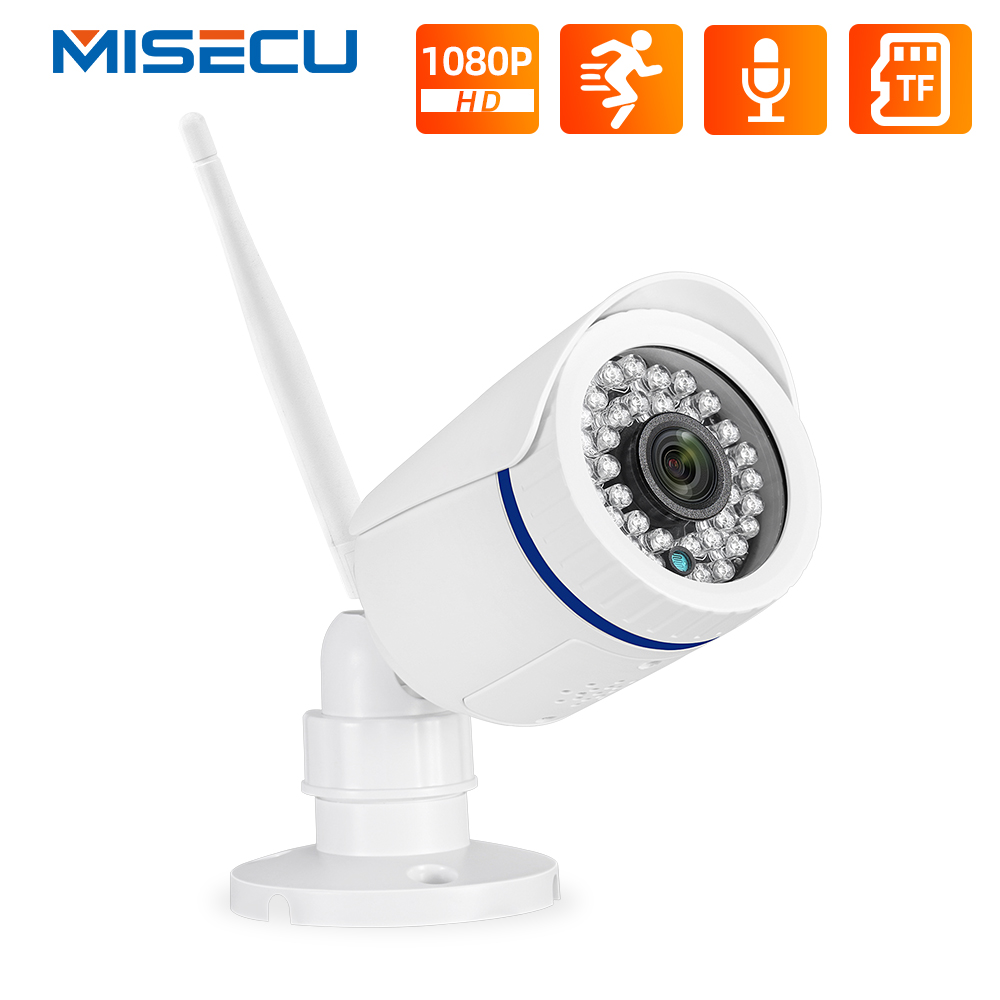 MISECU 1080P Wifi IP Camera Wireless Camera Outdoor Audio Record Motion Detection Waterproof CCTV Vedio Security Surveillance