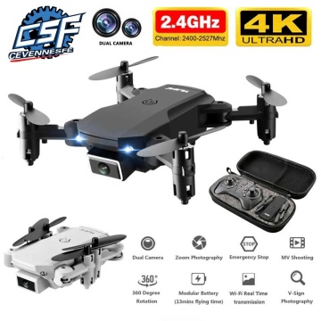 2020 New Mini RC drone 4K HD camera WiFi Fpv air pressure altitude maintenance 15 minutes battery life foldable toy