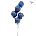 5pcs blue balloon