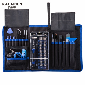 KALAIDUN 82 in 1 with 57 Bit Magnetic Driver Kit Precision Screwdriver set Hand Tools for Phone Electronics Repair Tool Kit