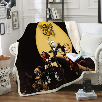 Custom Print Jack The Nightmare Before Christmas Blanket Bedspread Movie Fans Soft Fleece Blanket Air/Sofa/Bedding Soft