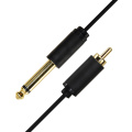 CABLETIME 6.35 mm Mono To RCA Audio Cable amplifier Connecting Instrument Cable for Electric Guitar Mixing Console Line N191