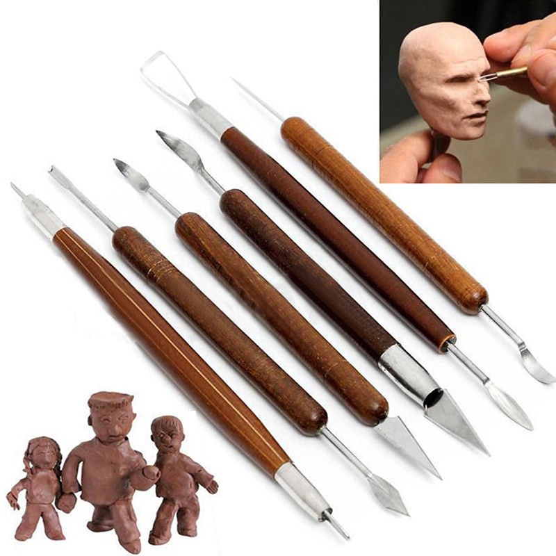 Ceramic Sculpture Characters Depicting Mold Arts Craft Accessories Engraving Appliance New Carved Clay Pottery Tool Sets