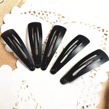 10Pcs/Pack Solid Black Color Hair Clips Girls Hairpins BB Clips Barrettes For Lady Girls Simple Practical Hair Accessories