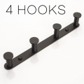 black 4 hooks