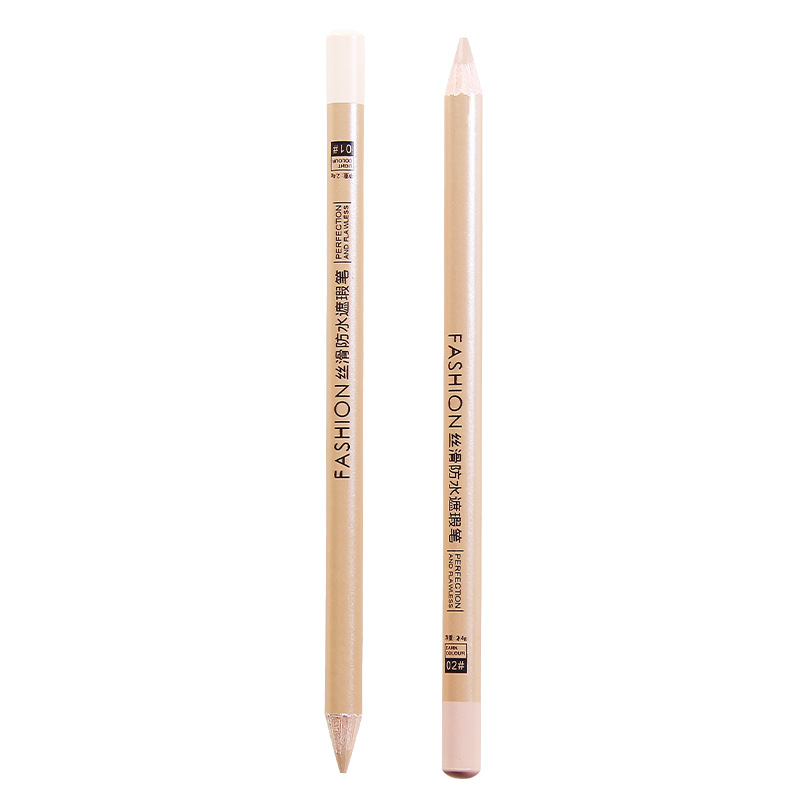 Midnight Black Wooden Rod Waterproof 3D Concealer Pen Natural Plant Cosmetic Makeup Pencil Facial-covers Concealer