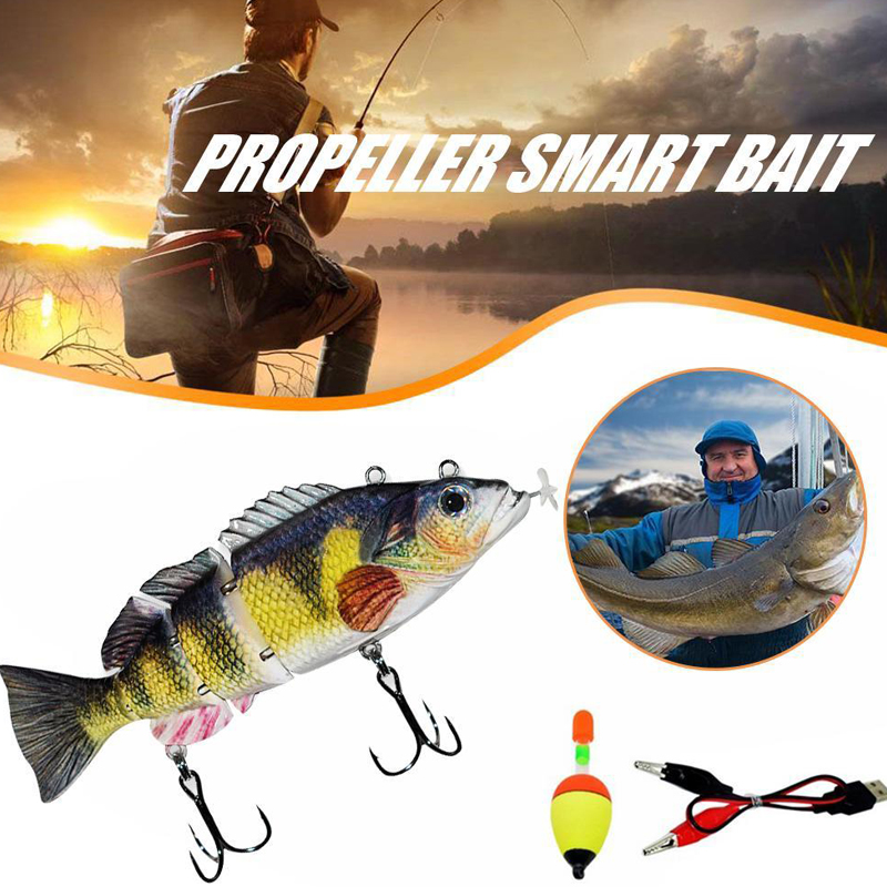 Smart Electronic Artificial Bait Bionic Fishing Lures Electronic Robot Fish Auto-Swimming Robotic Fishing Lures