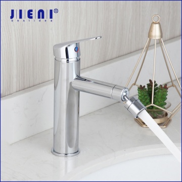 JIENI Bidet Spray Basin Faucets Bathroom Fauicet Pop Up Drain Deck Mounted Chrome Sink Faucet Mixer Taps