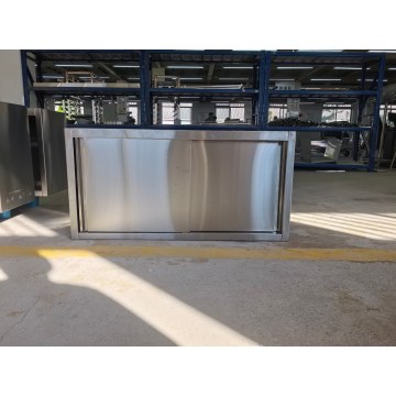 Wall-mounted sliding door work cabinet