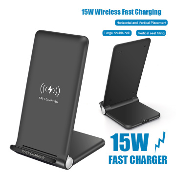 15W Qi wireless charger stand for Doogee S60 S70 Lite BL9000 Ulefone Armor X 6 6s 7 Fast wireless charging station phone charger