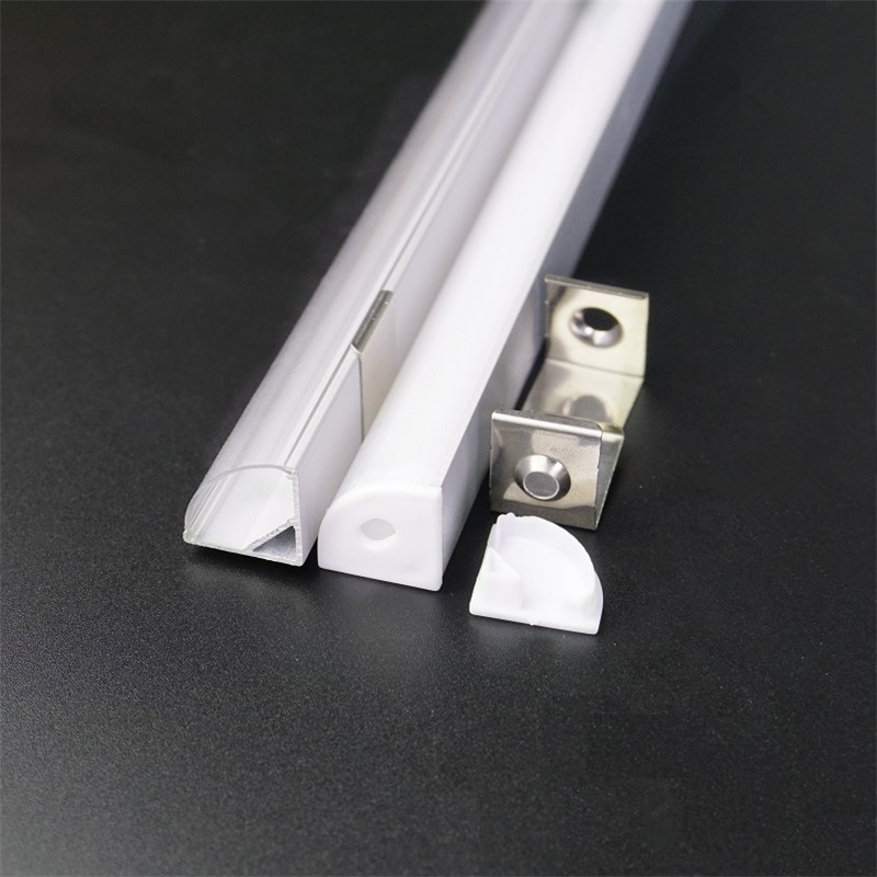 20inch 50cm corner profile ,16x16mm V shape led aluminium profile ,10mm 5V 12V 24V Strip channel,45 degree bar light housing