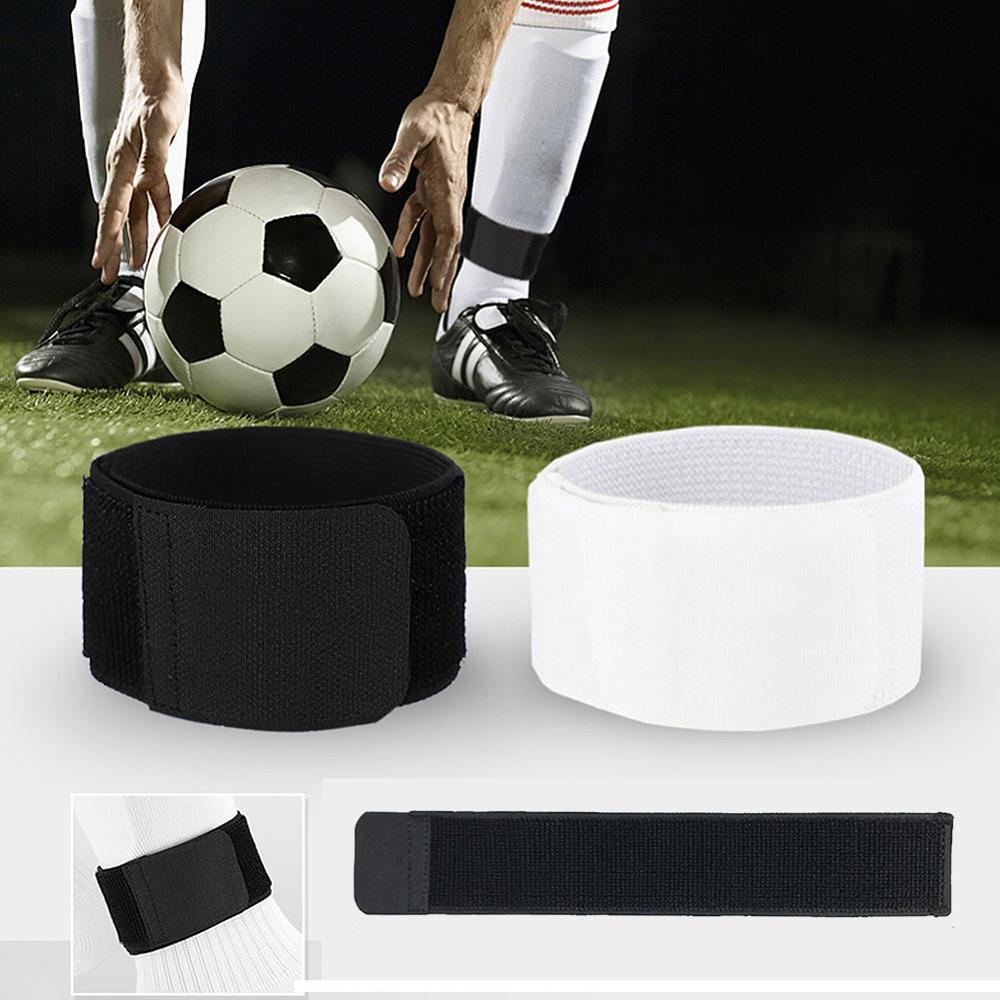 1Pair Soccer Shin Guard Stay Fixed Bandage Tape Shin Pads Prevent Drop Off Adjustable Elastic Sports Bandage