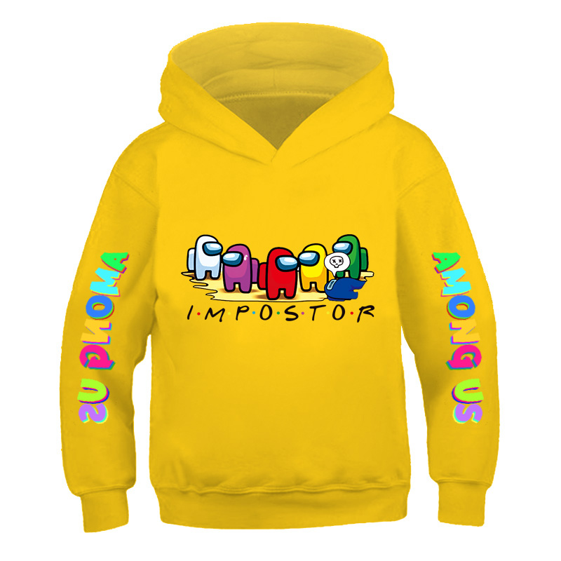 5-14 Years Among Us Boys Hoodies Impostor 100% Cotton Streetwear 2020 Video Game kids Sweatshirt Girls Among Us Children Hoodie