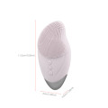 Silicone Facial Cleansing Brush Waterproof Vibrating Face Eye Massager Blackheads Acne Remover Exfoliate Brush USB Charging