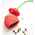 1PC Silicone Strawberry Tea Infuser Loose Leaf Tea Strainer Herbal Spice Infuser Filter Tools,Cute Tea Strainer